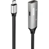 PREMIUMCORD USB-C kartotuvas ir ilgintuvas vyriškas-moteris, 5Gbps Aliuminis 10m