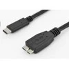 USB kabelis PremiumCord USB-C - mikro B 0,6 m juodasis (ku31cmb06bk)