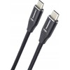 Kabelis USB PremiumCord USB-C - USB-C 1 m Juodas (ku31cv1)