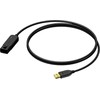 Procab USB-A - USB-A kabelis 12 m, juodas (BXD602/12)