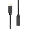 USB kabelis ProXtend USB-C - USB-C 1 m Juodas (JAB -7587555)