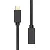 USB kabelis ProXtend USB-C - USB-C 1 m Juodas (JAB -7587555)