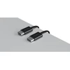 PURO PUCCCFABK415MTBLK, 1.5 m, USB C, USB C, USB 2.0, 0.48 Gbit/s, Juodas