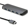 „Qoltec“ USB-C 3.1 5in1 šakotuvo adapteris, 4x USB 3.0 DC