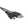 Qoltec USB laidas USB-A – microUSB 0,25 m juodas (50494)