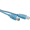 QOLTEC USB 3.0 kabelis prie spausdintuvo A kištukas B kištukas 1m