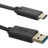 QOLTEC 50500 Qoltec Cable USB 3.1 tipo C kištukas USB 3.0 A kištukas 1m