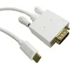 QOLTEC 50419 DisplayPort Alternatyvus režimas USB 3.1 tipo C vyriškas VGA vyriškas 1080p 2m