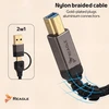 USB laidas Reagle USB laidas spausdintuvui, skaitytuvui, diskams 2 viename USB-A - USB-B HP CANON USB-C 3.0 50 cm REAGLE