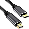 USB laidas Reagle Thunderbolt - mini DisplayPort 1,8 m juodas-sidabrinis