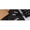 USB laidas Reagle Thunderbolt - mini DisplayPort 1,8 m juodas-sidabrinis