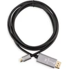 Kabelis USB Reagle USB-C - DisplayPort 1.8 m Juodai-sidabrinė