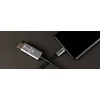 Kabelis USB Reagle USB-C - DisplayPort 1.8 m Juodai-sidabrinė