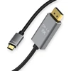 Kabelis USB Reagle USB-C - DisplayPort 1.8 m Juodai-sidabrinė