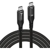 USB laidas Reagle USB-C - USB-C 0,5 m Juodas
