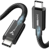 USB laidas Reagle USB-C - USB-C 0,5 m Juodas