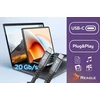 USB laidas Reagle USB-C - USB-C 0,5 m Juodas (RUC50M)