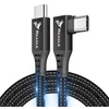 Kabelis USB Reagle USB-C - USB-C 5 m Juodas