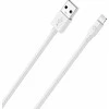 USB kabelis Realpower USB-A - Lightning 2 m Baltas (385240)