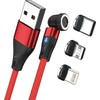 Kabelis USB Realpower USB-A - USB-C 2 m Raudona (439644)