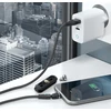 Kabelis USB Realpower USB-A - USB-C + microUSB + Lightning 2 m Juodas (439643)