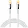 USB-C laidas USB-C Remax Explore, RC-C062, 1,2 m, 100 W, (baltas)