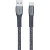 Kabelis USB RivaCase USB-A - USB-C 1.2 m Pilka (PS 6102 GR12)