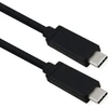 Roline USB kabelis USB4 Gen 3, Emark, C-C, M/M, 40 Gbit/s, 100 W, juodas, 0,8 m