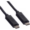 Kabelis USB Roline microUSB - microUSB 0.3 m Juodas (JAB-2370359)