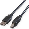 USB kabelis Roline USB-A - USB-B 1,8 m juodas (11.44.8818)
