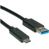USB kabelis Roline USB-A - 0,5 m Juodas (11.02.9010)