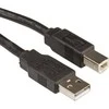 ROLINE USB 2.0 kabelis, A-B tipo 3 m, 3 m, USB A, USB B, USB 2.0, kištukas/kištukas, juodas
