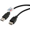 Kabelis USB Roline USB-A - 3 m Juodas (11.02.8960)