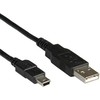Roline USB laidas USB-A – miniUSB 1,8 m juodas (11.02.8719)