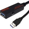 Roline USB-A – USB-A USB laidas, 20 m juodas (JAB-6794793)