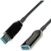 Roline USB-A – USB-A USB laidas 20 m juodas (12/04/1077)