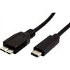 Kabelis USB Roline USB-C - micro-B 0.5 m Juodas (JAB-2600429)