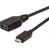 Roline USB-C – USB-A USB laidas 0,15 m juodas (11.02.9030)