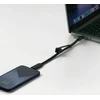 Rolling Square inCharge XL 6-in-1 kelių įkrovimo laidas 30 cm juodas