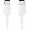 EP-DA905BWE Samsung USB-C/USB-C duomenų kabelis 3A 1m baltos spalvos (Bulk)