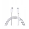 112803 EP-DG980BWE Samsung USB-C/USB-C duomenų kabelis 3A 1m baltos spalvos (Bulk)