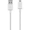 Kabelis USB Samsung USB-A - microUSB 1 m Baltas (ECB-DU4AWE)