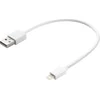 Sandberg USB>Lightning MFI 0,2m Balta