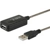 USB Prailgintuvas - SAVIO CL-130 10m USB 2.0-A M/F Aktyvus Juodas