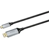 Savio CL-208 USB cable USB 3.2 Gen 1 (3.1 Gen 1) 2 m USB C Juodas, Pilkas