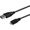 SAVIO USB 3.0A (M) – USB Micro 3.0 Type B (M) kabelis, 1m CL-102