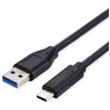 USB laidas Secomp Standartinis USB 3.2 Gen 1 laidas, A-C, M/M, 1 m