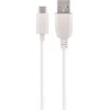 Kabelis USB Setty USB-A - 1 m Baltas (GSM043795)