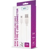 Kabelis USB Setty USB-A - 1 m Baltas (GSM043795)