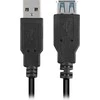 Sharkoon USB 3.2 Gen 1 Verlängerungskabel, USB-A Stecker > USB-A Buchse (juodas, 1 Meter)